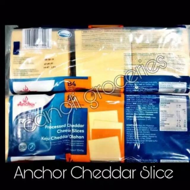 Anchor Cheddar Cheese Slice 84's