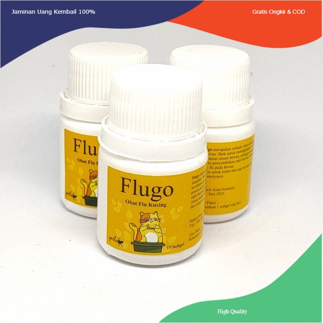 Flugo - Obat Flu Dan Pilek Kucing Dan Kucing Hamil