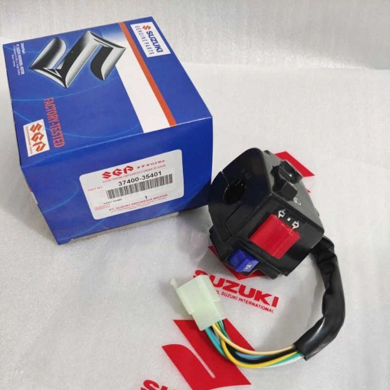 Saklar holder KIRI Suzuki RC 100 - Bravo Jet - Crystal Ori 37400-35401