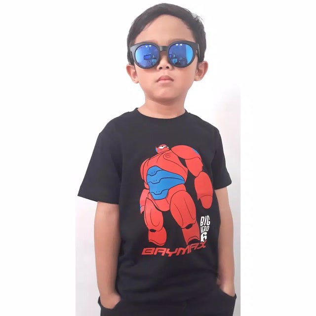 Kaos Karakter cartoon ROBOT anak / BAYMAX