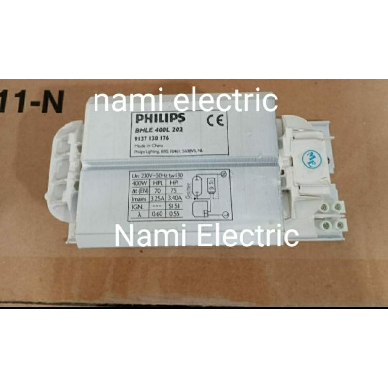 Ballast HPIT Philips 400watt BHLE 400L