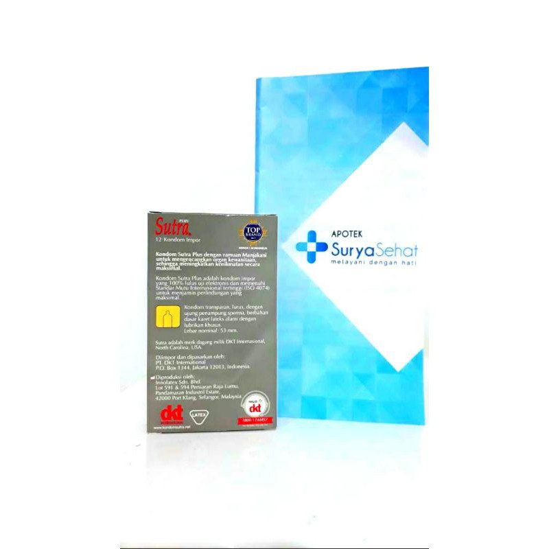 Kondom Sutra Plus isi 3/ isi 12