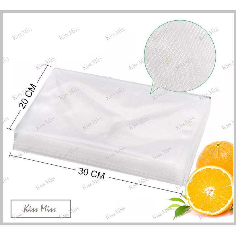 20x30 - Plastik Vacuum Bag Embossed / Vakum Sealer / Vacum / Plastik makanan / vakum / emboss