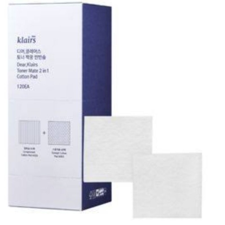 Klairs Toner Mate 2in1 Cotton Pad
