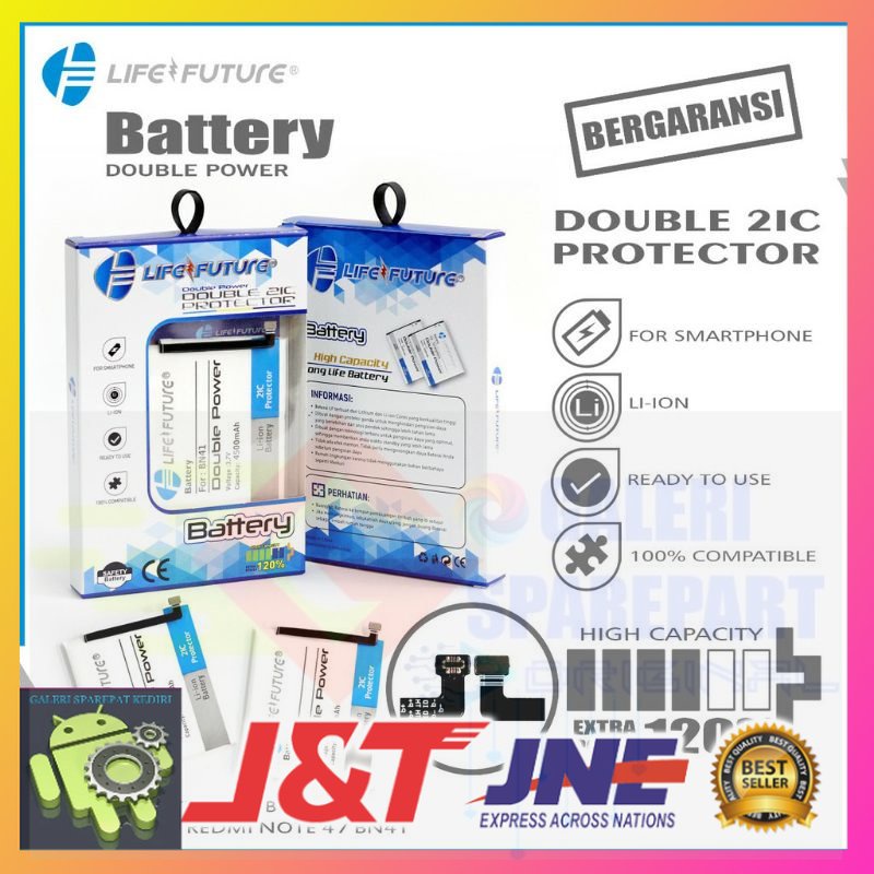 BATERAI XIAOMI REDMI NOTE 4 / BN 41 / BN-41 / BN41 DOUBLE POWER LIFE FUTURE