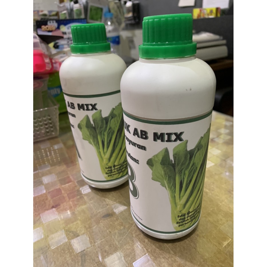 Nutrisi AB mix sayuran daun kemasan cair 500 ml