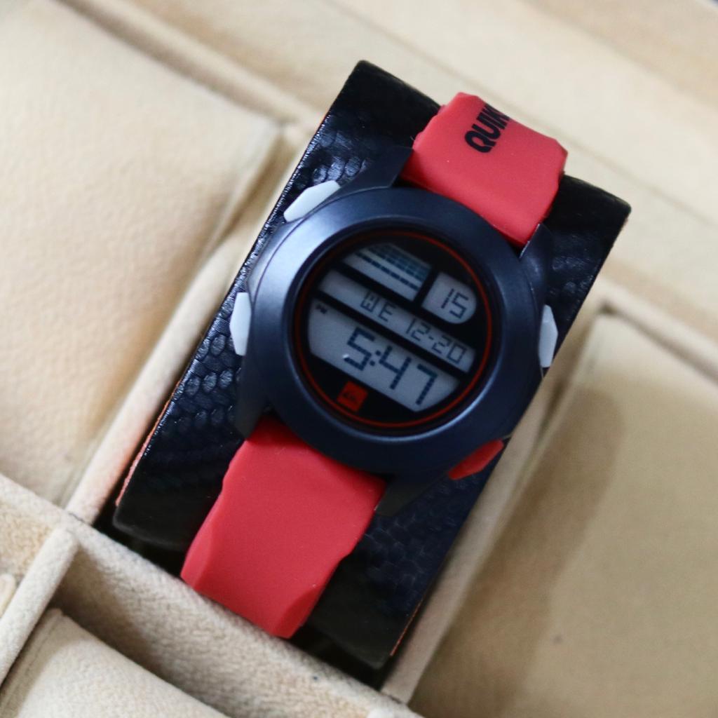 jam tangan quiksilver digital tali rubber fashion pria