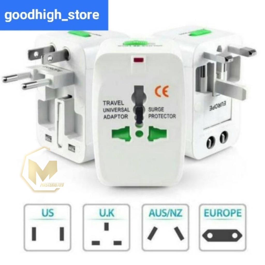 TRAVEL ADAPTOR INTERNASIONAL COLOKAN UNIVERSAL MA3579