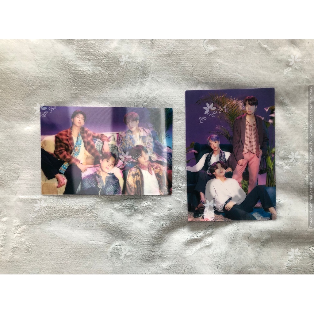 [OFFICIAL] BTS Magic Shop Muster Japan Lenticular Postcard
