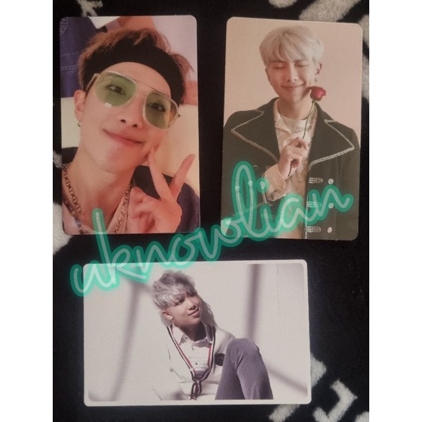[READY STOCK] OFFICIAL PHOTOCARD DVD BTS RM KIM NAMJOON SLA (MUSTER & MEMORIES BOOKED)