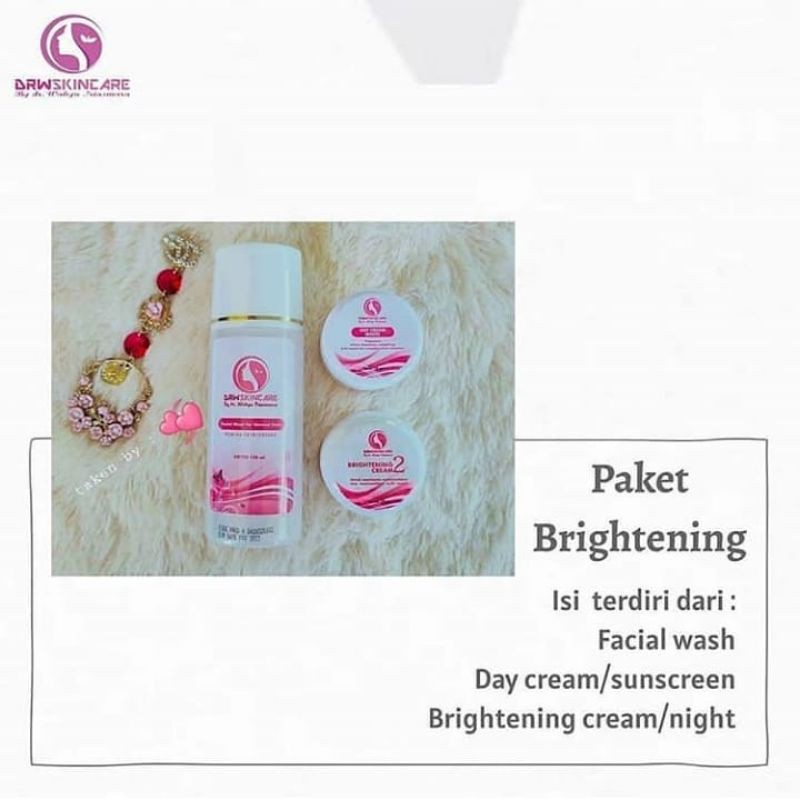 DRW Skincare Paket Radian Series Brightening/whitening glowing by dr. Wahyu Triasmara