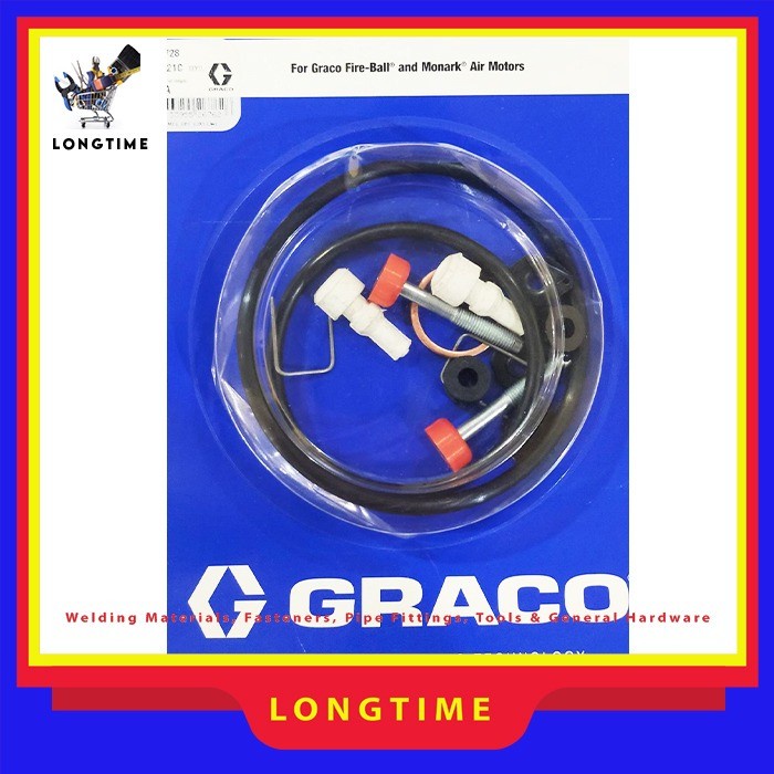 Graco 206728 Repair Kit President Air Motor For Fire Ball 425 Pumps G 206728 Repair Kit President Ai