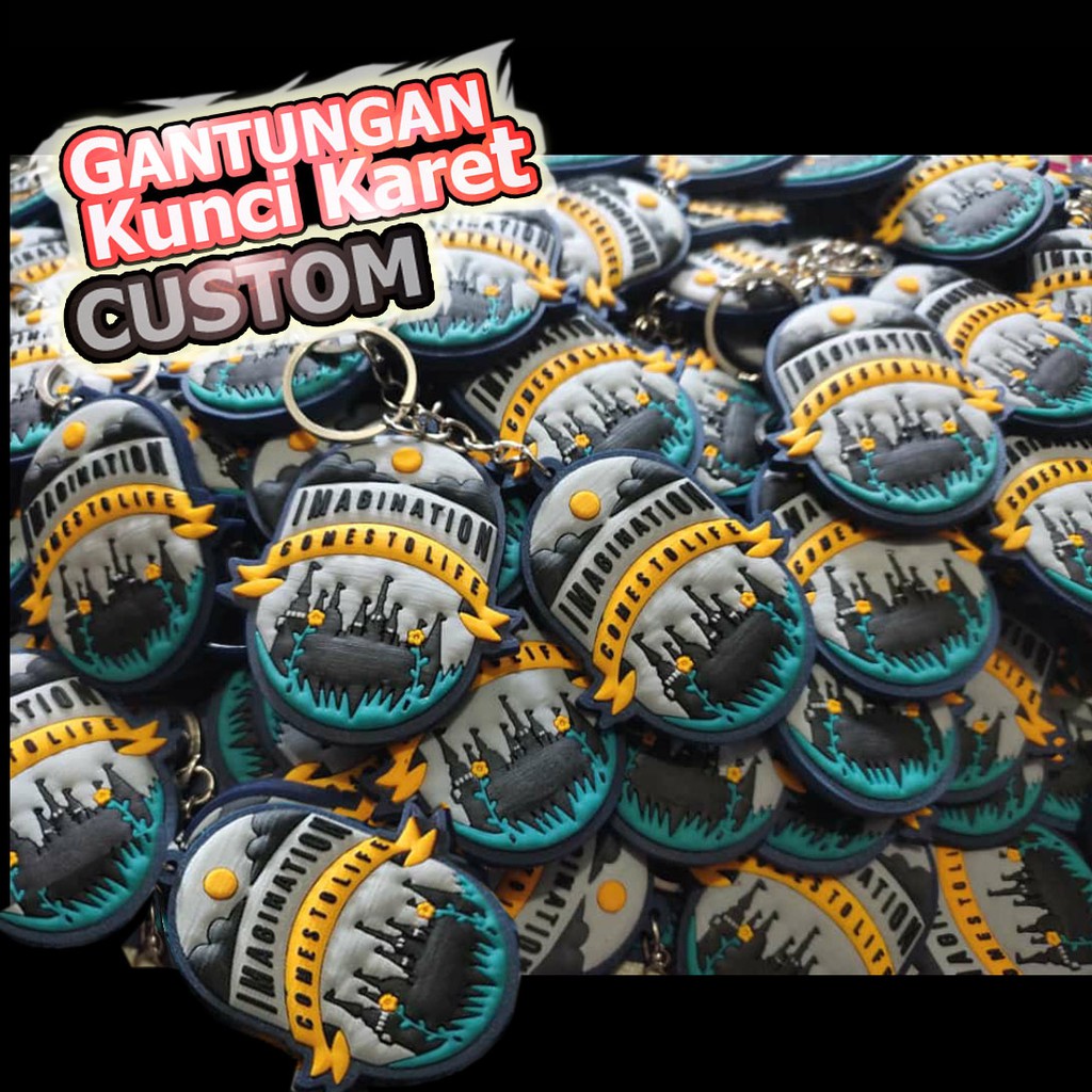 PABRIK GANTUNGAN KUNCI KARET PROMOSI KEYCHAIN KARET GANCI CUSTOM PROMOSI  SUPLY BANDUNG JAKARTA
