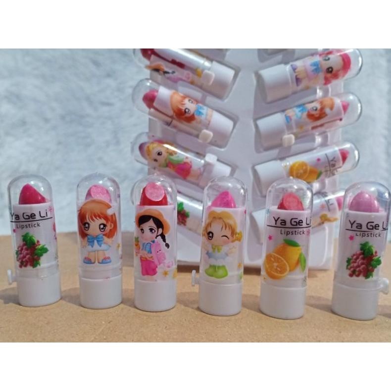 BEST SELLER!! Lipbalm anak rasa buah / lipstik anak Perpcs