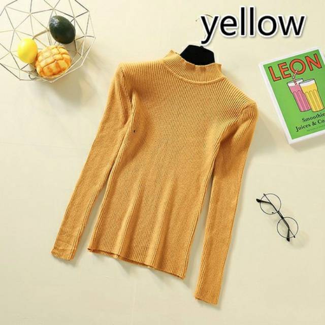 Atasan rajut knitt turtelnek pjg-6