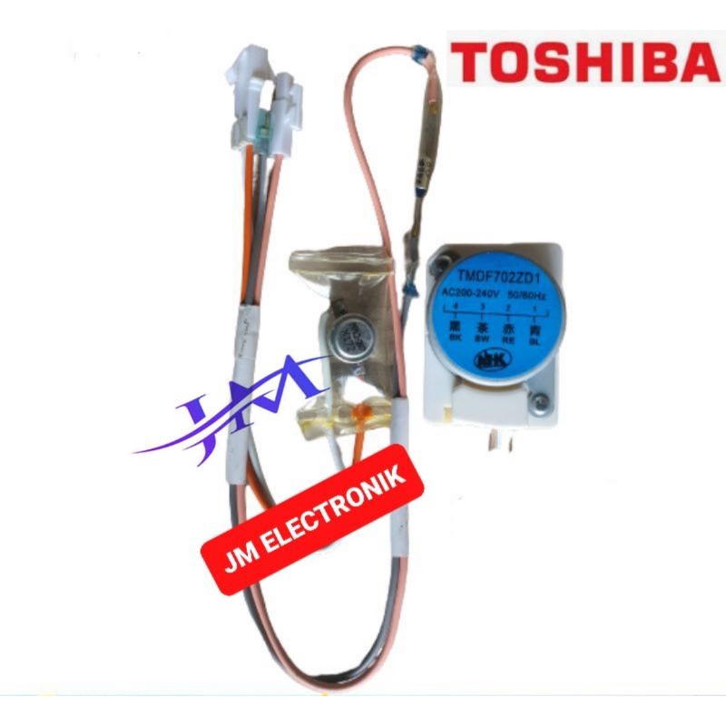 Timer + Defrost kulkas Toshiba 2 pintu 1set