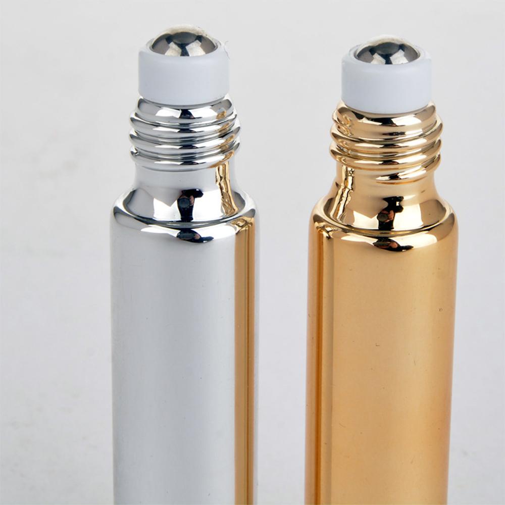 Agustinina Essential Oil Roller Botol Travel Mini Stainless Steel Roller Ball Massager Roll On Roller Botol