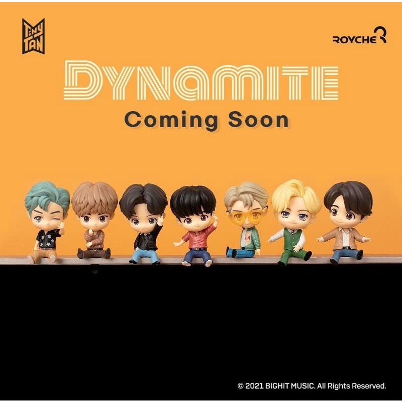 OFFICIAL BTS TINYTAN MONITOR FIGURE DYNAMITE VERSION FIGUR