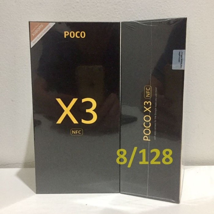 Xiaomi Poco X3 NFC 8/128 - Ram 8 GB Rom 128GB - Baru - Garansi Resmi - Blue - Grey