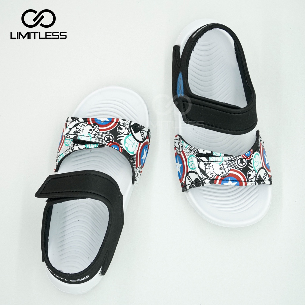 Sandal Anak Laki Spiderman Limitless Sendal Anak Cowok Batman Sepatu Sendal Anak Cowok Slip On Anti Slip