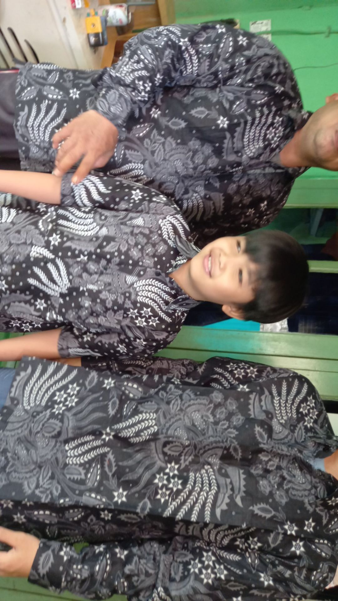 Atasan Batik Manggar Ayah Dan Anak// Kemeja Batik Pria M,l,xl