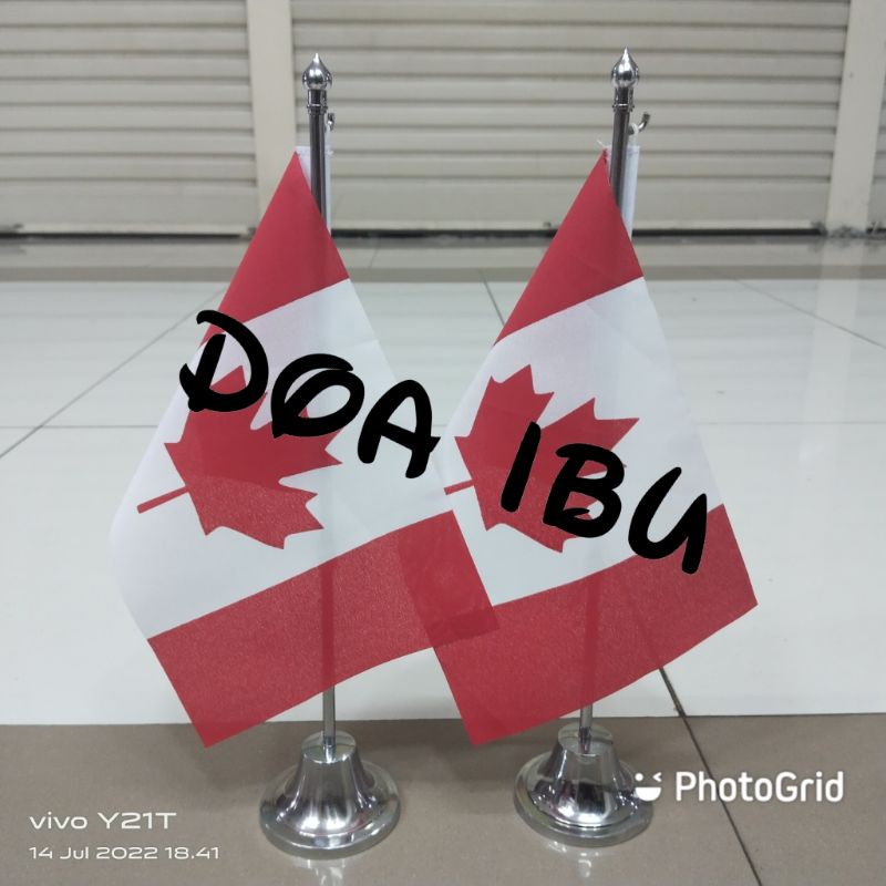 

best seller tiang stenlis meja+bendera CANADA ready stock