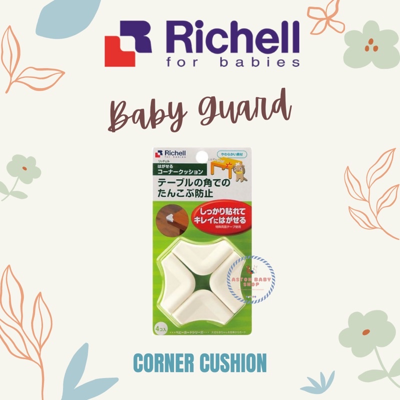 Richell Corner Cushion Baby Guard Pelindung sudut meja Anak