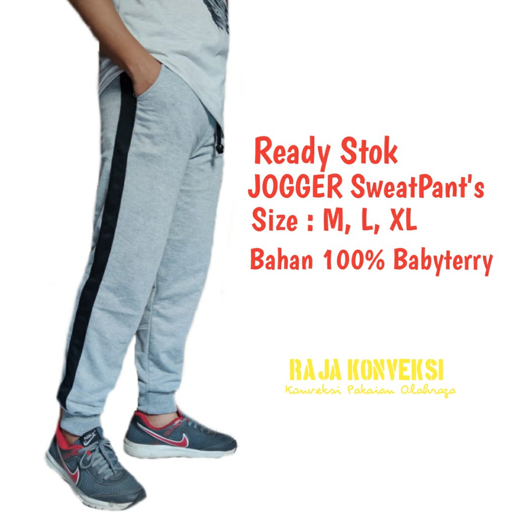 Celana Jogger Model Terbaru/ Celana Jogger premium / Celana Jogger Sideblack