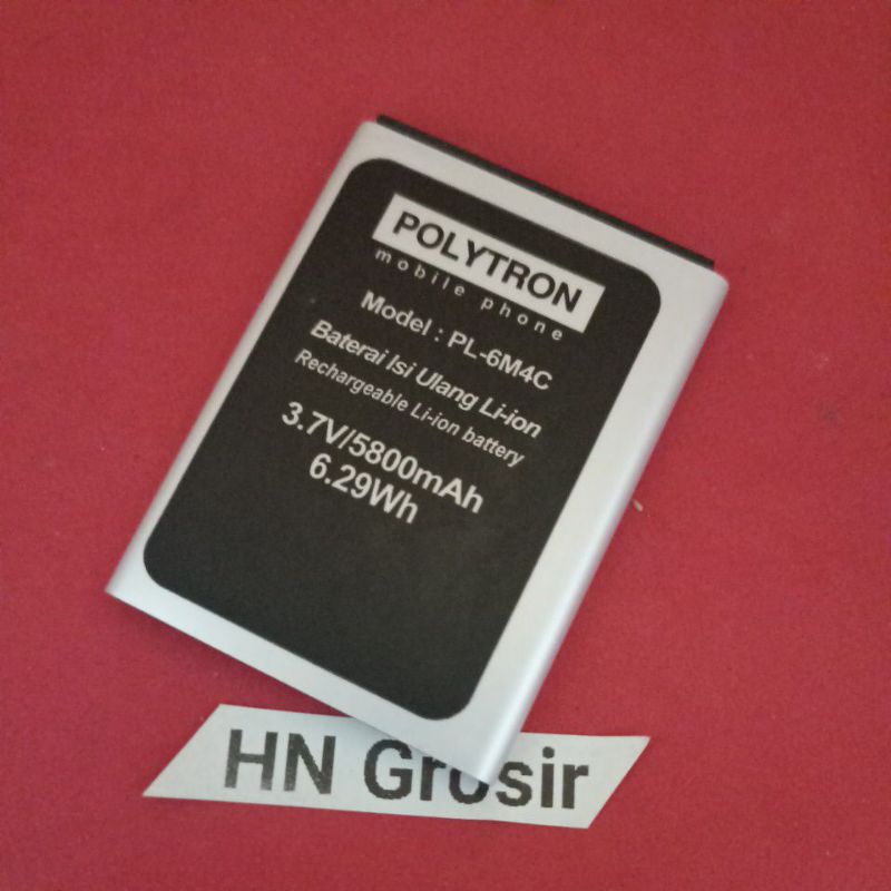 Baterai Batre polytron R2406 Rocket R3 PL-6M4C R2407 Rocket R2 PL-604 battery hp