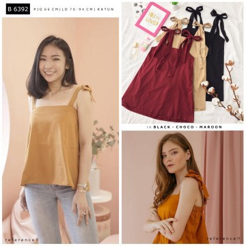 Blouse Katun Yukensi Pita Wanita Hello elice ( B 6392 )