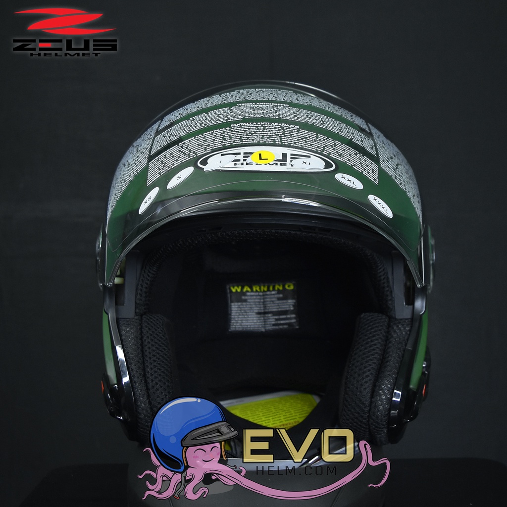 HELM ZEUS 610 HALF FACE ZS610 SOLID - WARNA LENGKAP HELM ZEUS HALF FACE ORIGINAL ZEUS 610 WHITE BLACK DOFF GREY PINK