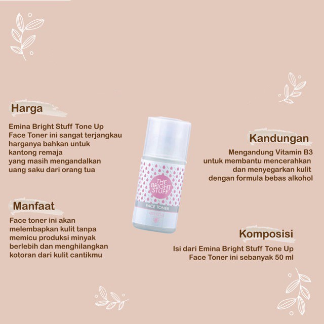 ❤️ Cloudy ❤️ EMINA Bright Stuff Face Toner