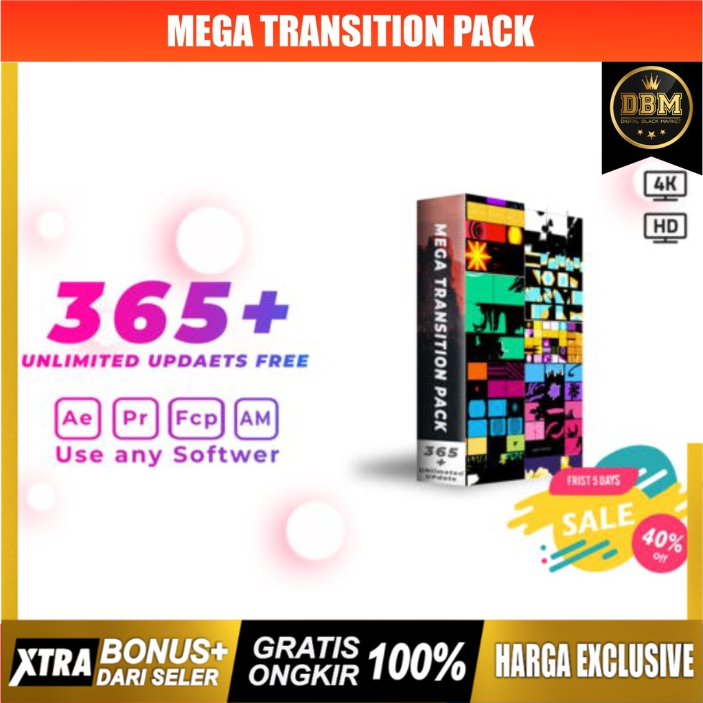 Mega Transition Pack (MOV)