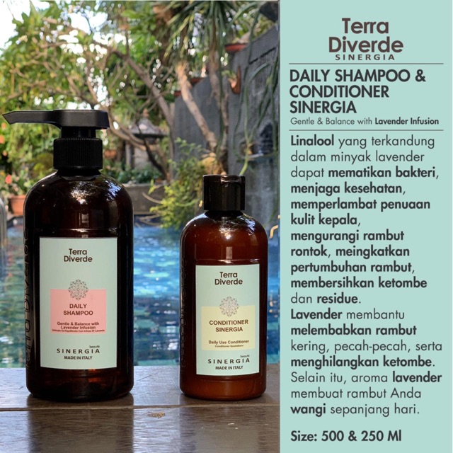 Daily shampo dan conditioner sinergia