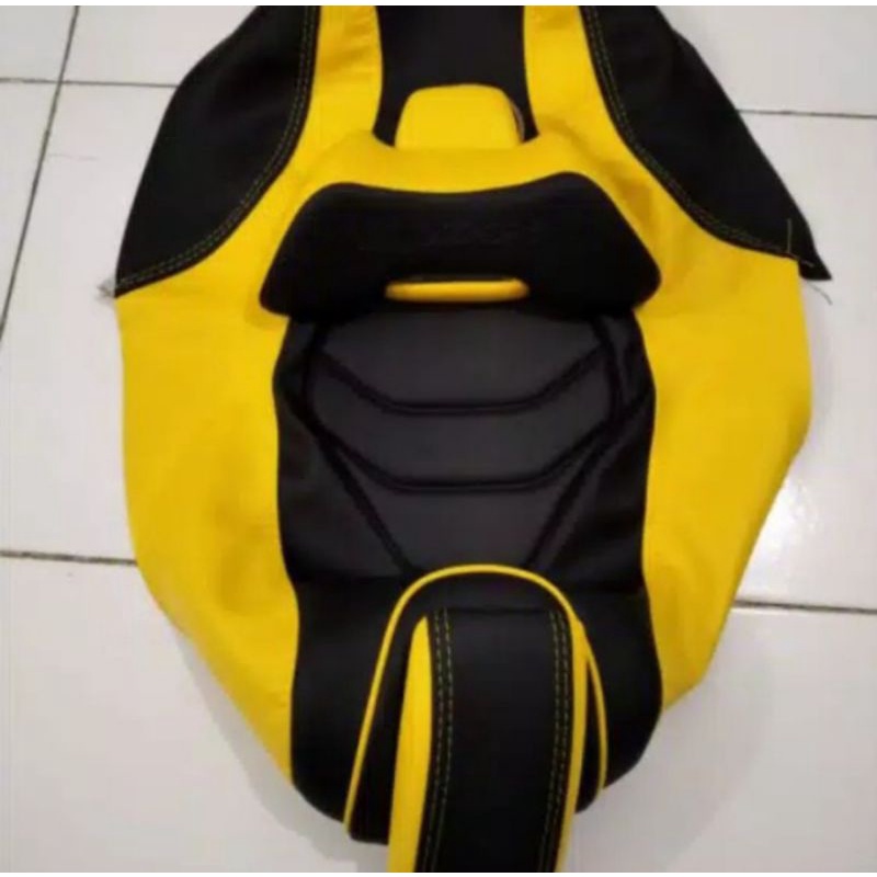 Kulit jok custom PCX 150 PCX 160 MBtech original - kulit jok PCX - aksesoris Honda PCX