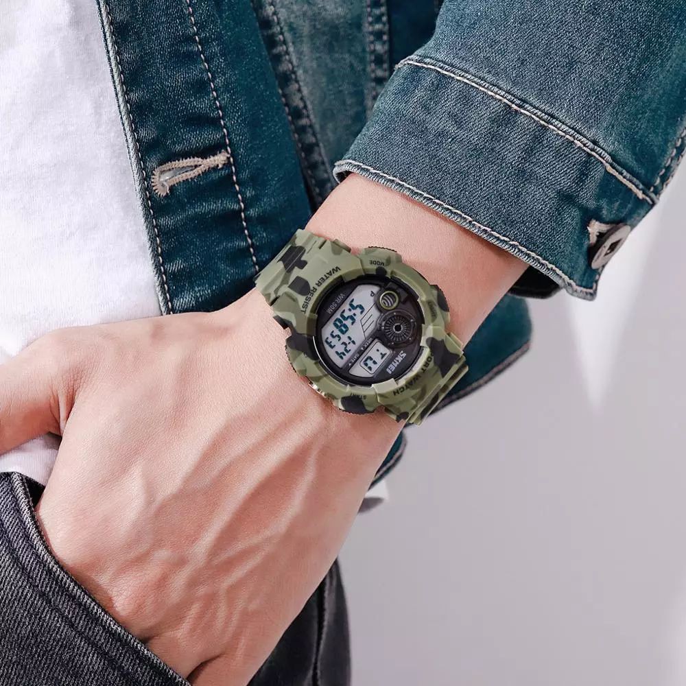 SKMEI 1718 Jam Tangan Pria Digital Chronograph Anti Air WATCHKITE WKOS
