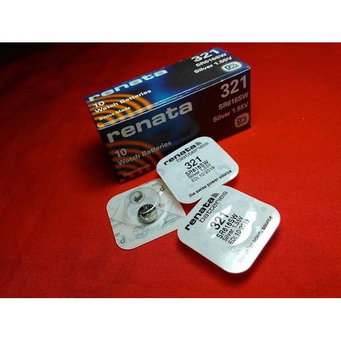 BATRAY JAM TANGAN RENATA 321 SR616SW ORIGINAL BATERAI RENATA 616 ORI