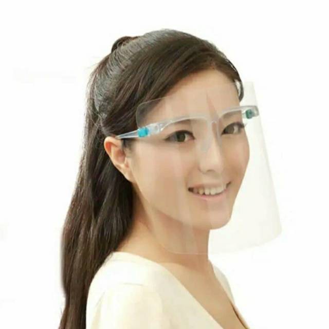 Faceshield nagita / faceshield kacamata