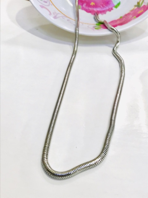 Titanium / kalung belut tebal / kalung / kalung titanium 60 cm