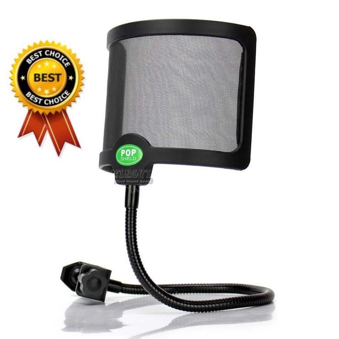 Pop Shield Flexible Filter Windshield Microphone