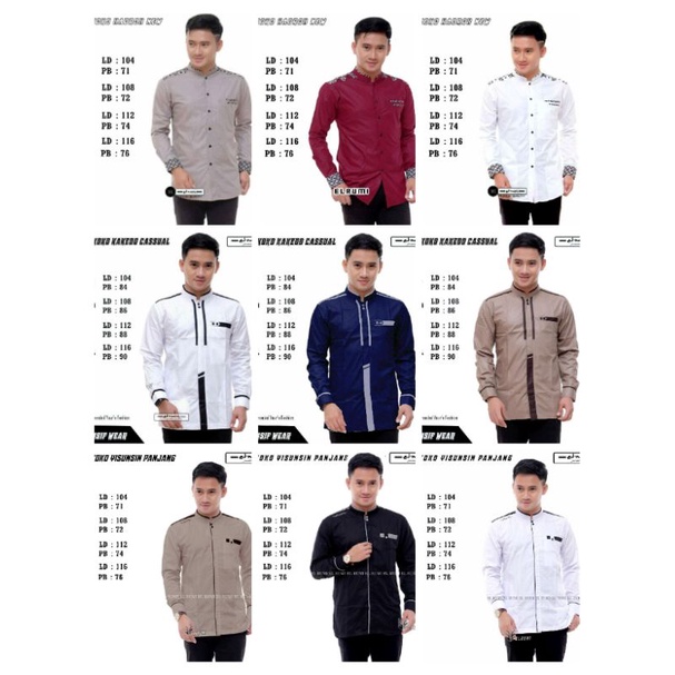 Koko Khatulistiwa Baju Koko El Rumi BABUL Musthofa Gus Azmi Pakaian Pria