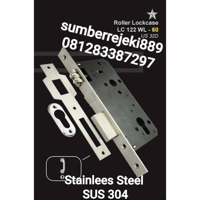 [BISA COD] Body Kunci Pelor / Lockcase Pelor Solid 60Mm Lc 122 Wl-60 Us 32D MURAH