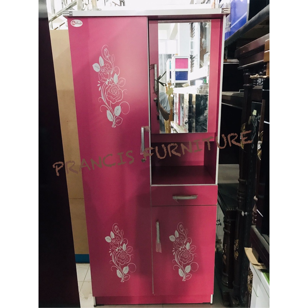 LEMARI PAKAIAN 2 PINTU LACI KOLONG LEMARI PAKAIAN 2 PINTU LEMARI PAKAIAN GANTUNG KACA