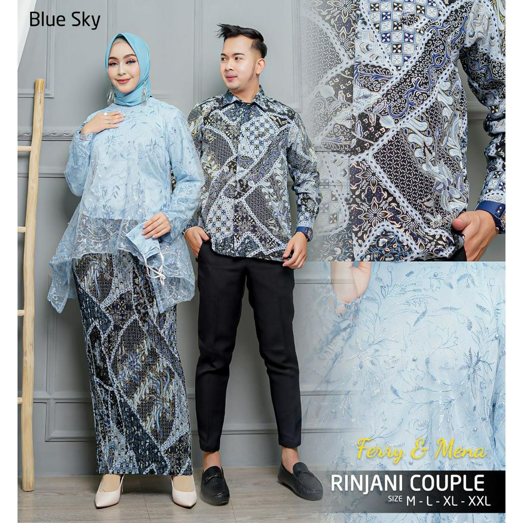 Setelan Couple Kebaya Modern/Baju Pesta Pasangan/Kebaya Suami Istri/Kebaya Tunangan/Kebaya Wisuda