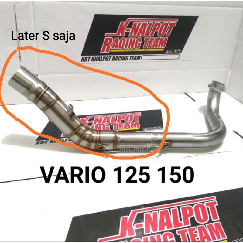 LEHERAN KNALPOT INLET 38 MM VARIO 125 150 OLD NEW MATIC MODIF LEHER RACING TERLARIS TERMURAH-Later S saja in 38