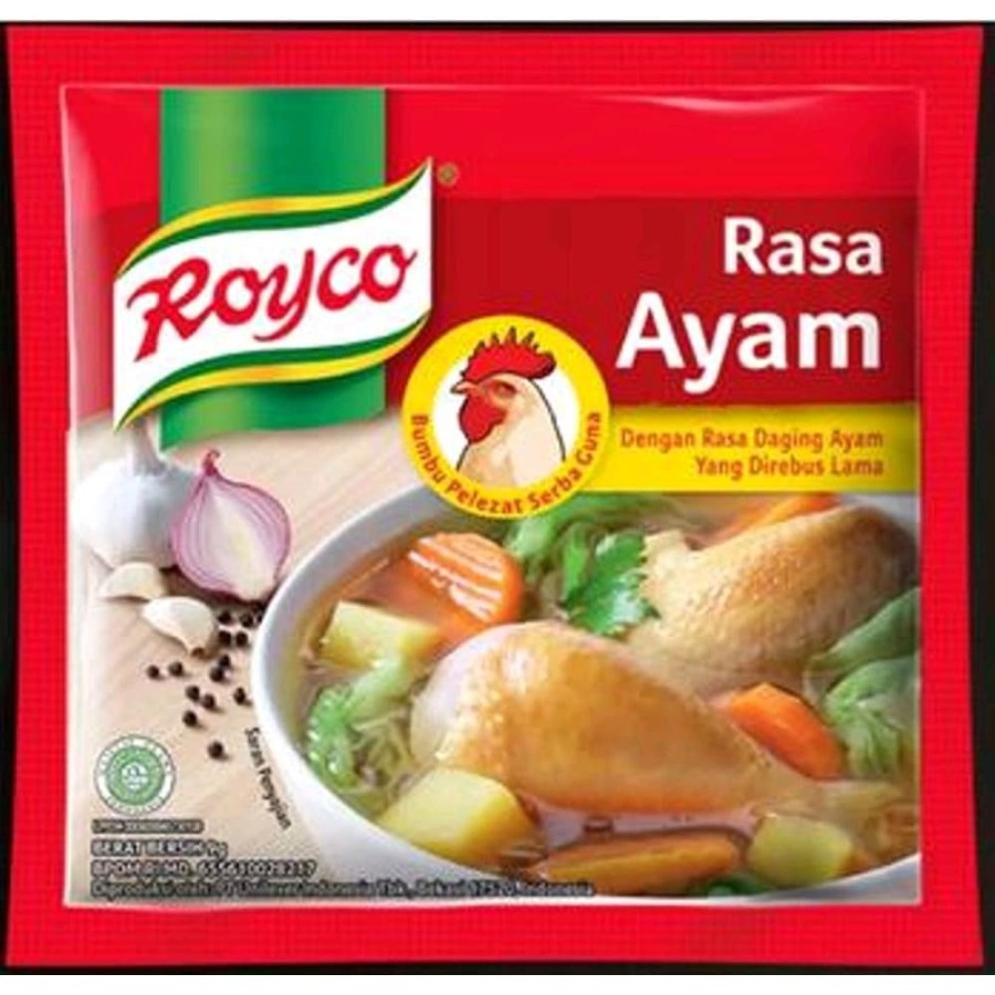 

Royko Rasa Ayam 1 Renceng 12 Sachet x 9gram