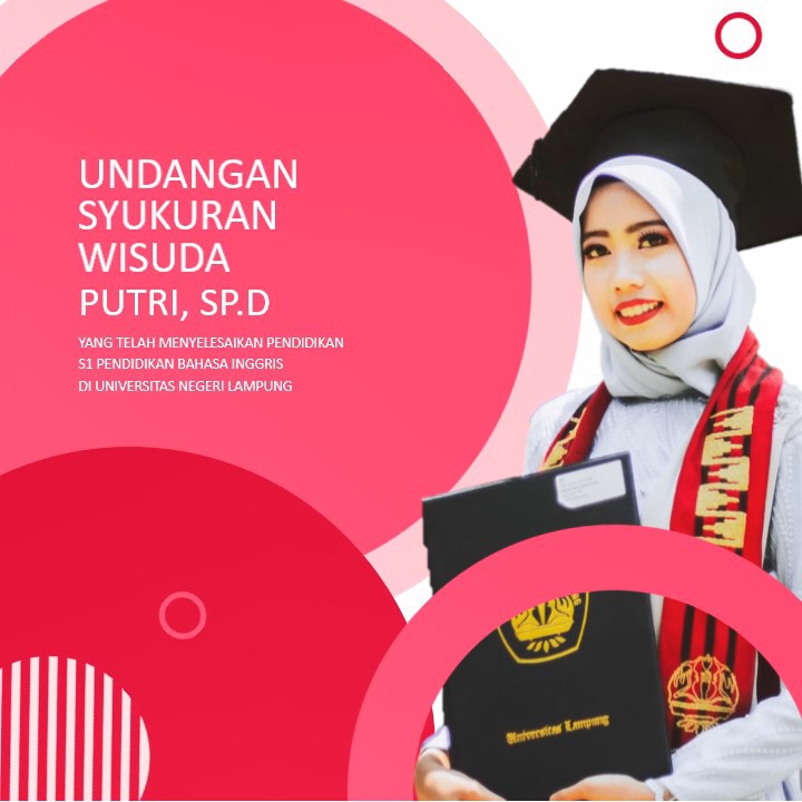 Undangan Digital Video Wisuda Cantik Tema 42