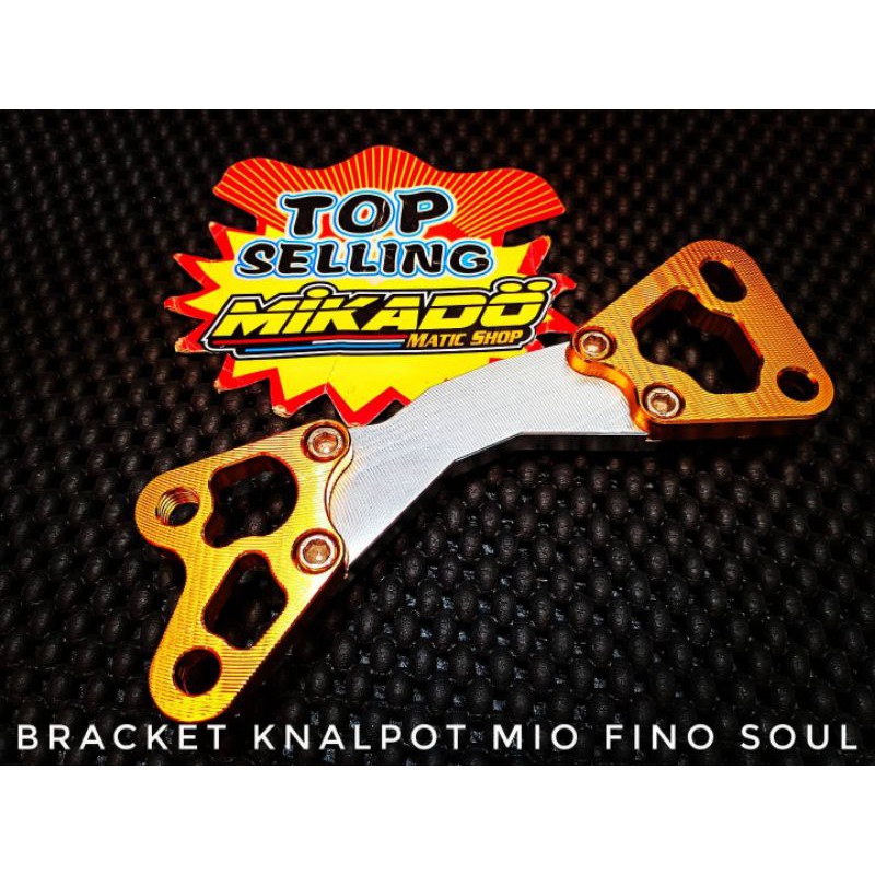 bracket knalpot cnc mio sporty fino karbu mio soul original thailand