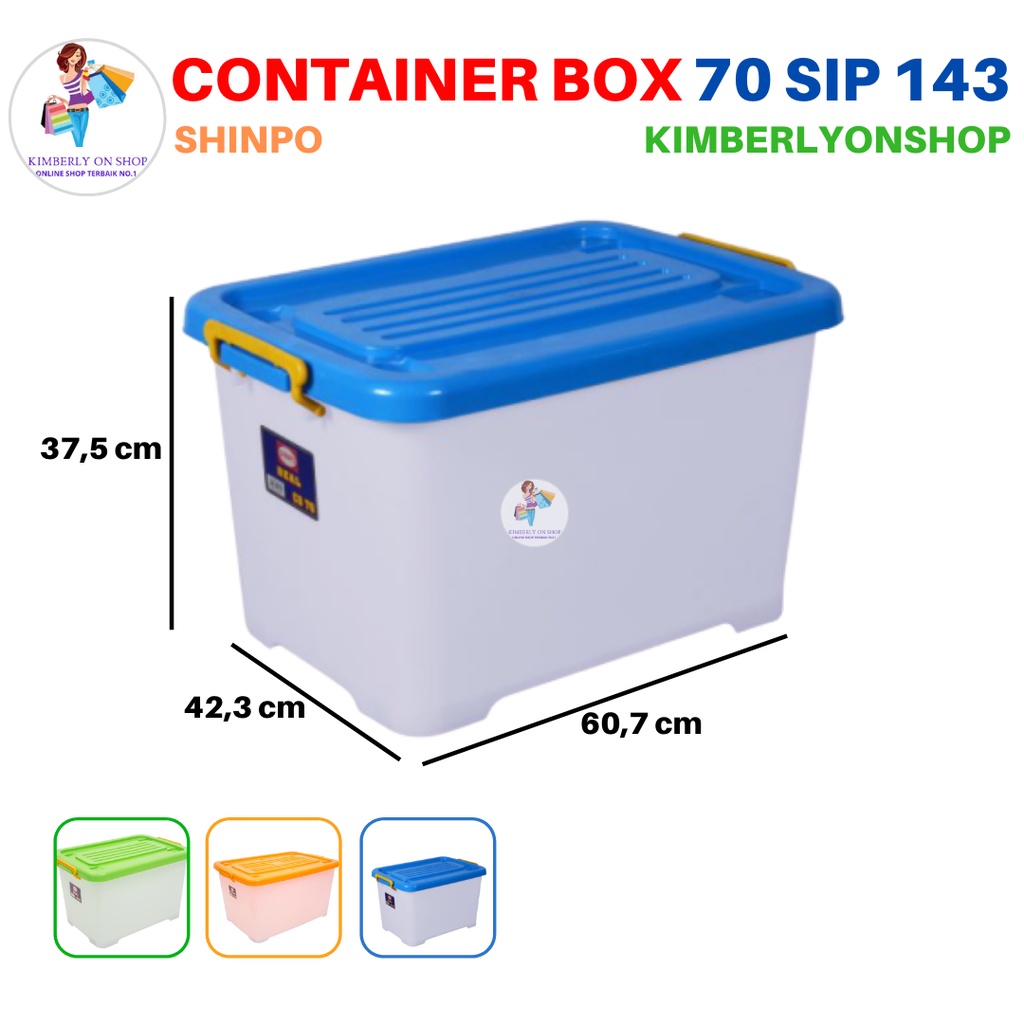 Box plastik utk menyimpan serbaguna container box Shinpo Real CB 70