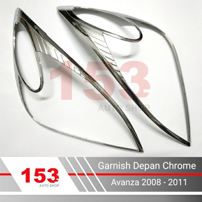 Garnish Depan Avanza / Xenia 2008 - 2011 Chrome